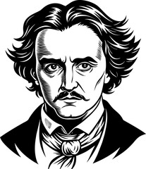 Edgar Allen Poe Portrait