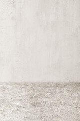 light grey table and wall