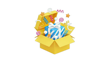 Gift Box with Surprise Elements: Celebration Concept
