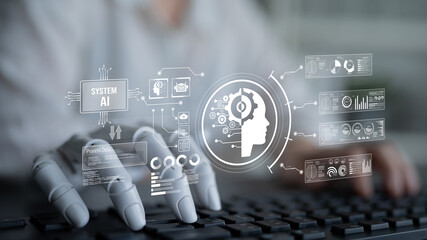 AI Assistant Brain Processor with LLM Technology, Big Data, Machine Learning, Generative AI for...