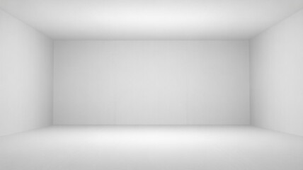 Empty room: A minimalist room with the walls, floor, and ceiling creates a sense of openness and potential.