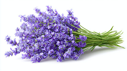 A captivating bunch of lavender, showcasing its vibrant purple hues and delicate structure