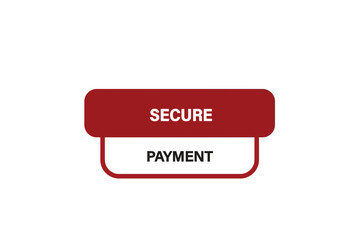 Print Button, web template, secure payment, banner label, vector symbol.


