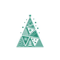  Modern Geometric Christmas Tree