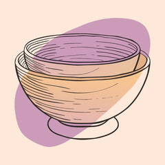 vector illustration of onion