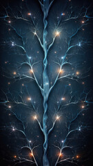 Luxury Abstract Light Veins