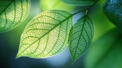 green leaf background