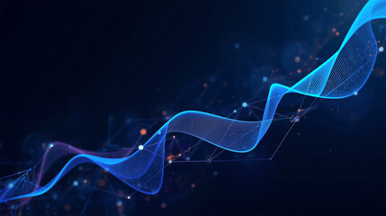 Crypto Market Momentum Abstract