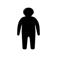 man silhouette with arms raised