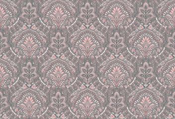 Seamless Colorful tie dye shibori print. Seamless hand drawn batik pattern.Rug textured background. Modern batik wallpaper tile. Watercolor pattern for fabric, clothes, wallpaper. Ethnic design.
