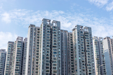 Obraz premium High-rise apartment buildings in Chengdu, Sichuan Province, China