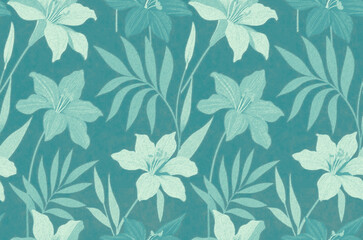 Seamless Colorful tie dye shibori print. Seamless hand drawn batik pattern.Rug textured background. Modern batik wallpaper tile. Watercolor pattern for fabric, clothes, wallpaper. Ethnic design.
