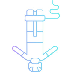 Obraz premium Bungee Jumping Icon