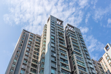Obraz premium High-rise apartment buildings in Chengdu, Sichuan Province, China