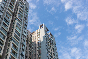Fototapeta premium High-rise apartment buildings in Chengdu, Sichuan Province, China