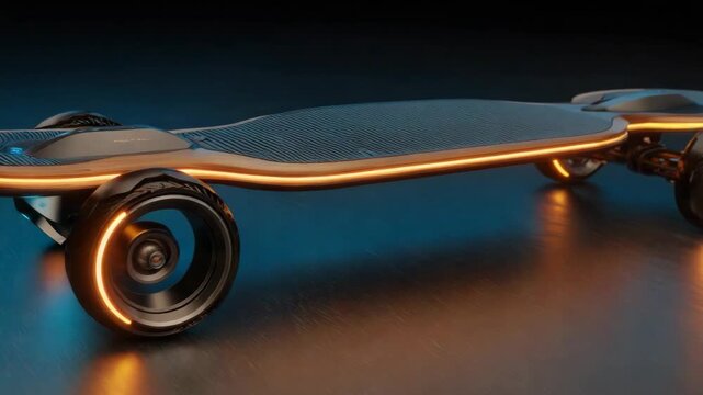 Futuristic Electric Skateboard