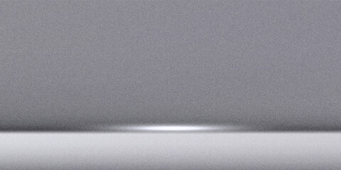 Empty grey studio background. Limbo dark bg. Product studio room. Limbo dark background. Abstract 3d backdrop for presentation. Minimal wall scene. Showcase, promotion display. Vector illustration