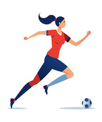 silhouette of football player playing football vector art