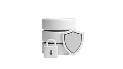 Database Security: Shield, Padlock, and Data Protection