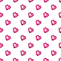 Diamonds. Seamless pattern. Vector illustration