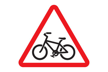 Fototapeta premium bicycle road sign