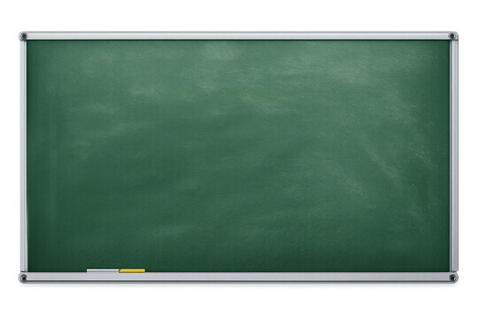 greenboard with chalk on a transparent background
