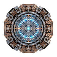 Obraz premium Abstract mountain triangle isolated on transparent background