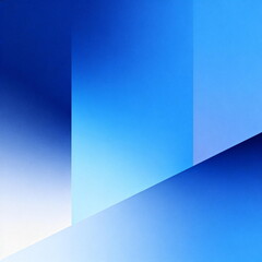 Abstract Blue Geometric Gradient Background