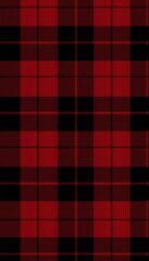 Red and black buffalo check plaid pattern. Flannel fabric texture background.