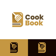 cooking book logo vector