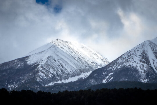 Snowy Mountain Peaks