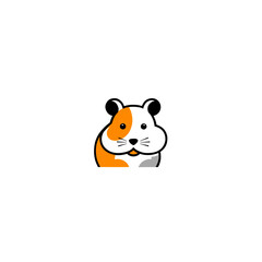 Simple minimalist and memorable Icon hamster 