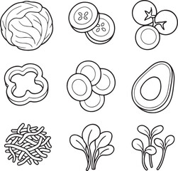 Winter Vegetable Solidity Pack.eps