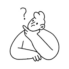 startup doodle illustration character