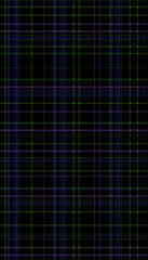 Vibrant neon plaid pattern on black. Modern pop art digital texture background.