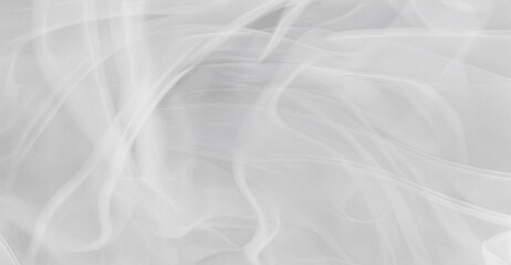 Obraz premium Elegant abstract motion of white smoke or mist creating soft flowing curves and layers on a light background, perfect for dreamy visuals, artistic design, or calm atmospheres.
