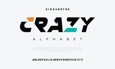 Alphabet multi-colored font, for your logo design, bright colorful letters A, B, C, D, E, F, G, H, I, J, K, L, M, N, O, P, Q, R, S, T, U, V, W, X, Y, Z, vector illustration 10EPS.