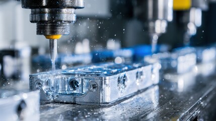 Industrial worker spraying advanced die lubricant on metal molds emphasizing precision in mold maintenance and reduction of wear during highvolume manufacturing.