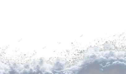 White snowy landscape with icy texture