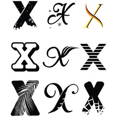 Monogram letter X SVG, Initial X logo, X letter art, Decorative initial X, Script alphabet X, Fancy alphabet X, X name monogram, Elegant initial X, Modern monogram X, Vintage initial X, Curly letter X