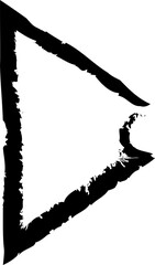 Brush square shape. Geometric design