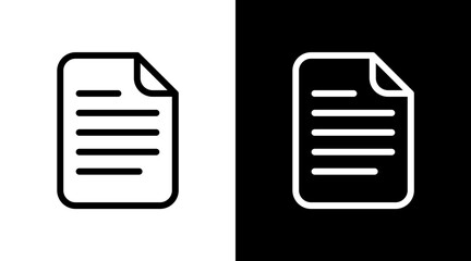 Text Page Icon For Design Elements