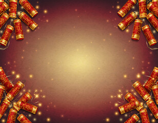 Lunar New Year Firecracker Frame