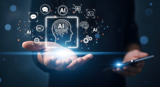 Artificial intelligence ai technology machine learning deep learning neural network innovation future tech
