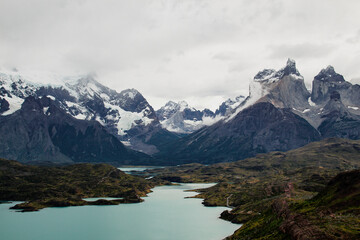 Obraz premium Los Cuernos in Torres Del Paine National Park, Patagonia
