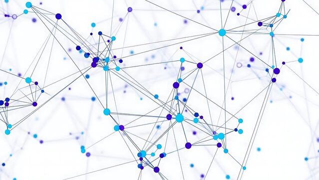 Complex network structure with interconnected nodes