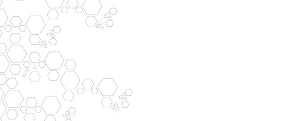 Vector hexagons pattern. geometric abstract background with technology or science design png..