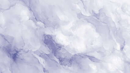 Obraz premium elegant purple alcohol ink marble texture background with fluid watercolor swirls and ethereal ethereal clouds