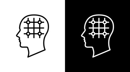 Grid Logic Icon For Design Elements