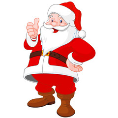 Santa Claus Christmas, Santa Claus, holidays, hand, cartoon